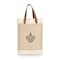 Picnic Time Family Of Brands NFL New Orleans Saints - Pinot Jute 2 Bottle Insulated Wine Bag 539-02-187-204-2 - alternate 1