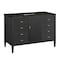 James Martin Vanities Myrrin 48" Single Vanity, Carbon Oak, w/ 3 CM Phantome Eclos Top 485-V48-CBO-3PHT - alternate 2