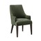 Manhattan Comfort Beever Chenille Wood Armchair in Forest Green DC103AR-GR - alternate 1