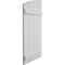 Ekena Millwork Smooth 4 Board Joined Board-n-Batten w/Elliptical Top Faux Wood Shutters, 22W x 62H, PR SHUBJL22X62SMPR - alternate 2