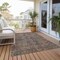 Homeroots 3' X 5' Red Orange And Blue Oriental Washable Indoor Outdoor Area Rug 563838 - alternate 2