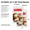 Signmission Sliders, Vinyl Decals Only 24 Inch x 36 Inch, Vinyl Decal, 2PK DSB-2436-2PACK-Sliders - alternate 2