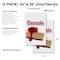 Signmission Cheesecake, Vinyl Decals Only 24 Inch x 36 Inch, Vinyl Decal, 2PK DSB-2436-2PACK-Cheesecake - alternate 2