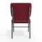 Flash Furniture Red Fabric Church Chair, PK4 4-FD-CH02185-SV-RED-GG - alternate 2