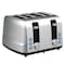 Brentwood Select Extra Wide 4 Slot Stainless Steel Toaster TS-447S - alternate 1