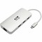 Tripp Lite USB C DOCKING STATION W/USB HUB, 2X HDMI, VGA, PD CHARGING 1080P U442-DOCK12-S - alternate 1