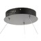 Jonathan Y Brice 23.75" Modern Contemporary Metal Round Integrated LED Pendant, Matte Black JYL7203A - alternate 5