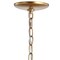 Jonathan Y Anne 12" Adjustable Metal LED Pendant, Gold JYL9509A - alternate 2