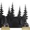 Vaxcel Yosemite 3 Light Bronze Rustic Tree Bathroom Vanity Fixture VL55503BBZ - alternate 2