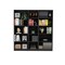 Homeroots 71" Black Five Tier Bookcase 546346 - alternate 4