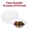 Smarty Had A Party 12 oz. Clear Flair Plastic Soup Bowls (180 Bowls), 180PK 201CL-CASE - alternate 2