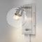 Jonathan Y Hugo 6" 1-Light Minimalist Modern Plug-In or Hardwired Adjustable Iron LED Wall Sconce w/Rotary Dimm JYL7567B - alternate 3