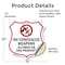 Signmission Concealed Carry Shield Sign No Concealed, 12 Inch X 12 Inch, Vinyl Decal SHI-D-12-372 - alternate 2