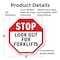 Signmission Stop Look Out for Forklifts, 6 Inch X 6 Inch, Plastic Sign OC-P-6-57 - alternate 3