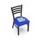 Holland Bar Stool Co BlackLogo Chair, VinylSeat L00418CstGrd - alternate 1