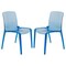 Leisuremod Murray Modern Dining Chair, Transparent Blue, 2PK MC20TBU2 - alternate 1