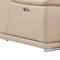 Homeroots Beige Leather Power Reclining L Shaped Seven Piece Corner Sectional With Console 643901 - alternate 2