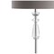 Jonathan Y Layla 59.5" Crystal / Metal LED Floor Lamp, Clear/Chrome With Gray Shade JYL2027A - alternate 2