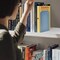 Acrimet Steel Metal Bookends for Shelves, Heavy Duty, for Large books, Light Blue, 2PK 292.2 - alternate 3