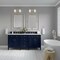 James Martin Vanities Brittany 72" Double Vanity, Victory Blue, w/ 3 CM Siberian Silestone Top 650-V72-VBL-3SFR - alternate 2