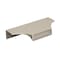Amerock Extent 4-3/16 in 106 mm Center-to-Center Polished Nickel Cabinet Edge Pull BP36750PN - alternate 1