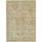 Homeroots 5' X 8' Salmon Fern Green And Beige Floral Medallion Washable Indoor Outdoor Area Rug 616629 - alternate 2