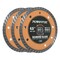 Powertec 4-1/2in Turbo Diamond Saw Blade for Angle Grinder, Diamond Blade for Cutting - 3PK 14005-P3 - alternate 1