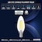 Luxrite 8W LED Candelabra Bulb, 75W Equivalent, E12 Base, 1000 Lumens, 5000K Bright White, 12PK LR21714 - alternate 3