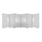 Homeroots 71" Clear Iron Folding Six Panel Screen Room Divider 370388 - alternate 2