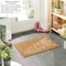 Gardenised Heavy Duty Coco Coir Doormat with Non Slip PVC Baking Embossed Design, Charming Welcome QI004879 - alternate 2