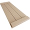 Ekena Millwork Rustic Three Board Joined Board-n-Batten Rough Sawn Faux Wood Shutters w/End Batten, 16 1/2"W x 62"H SHUBJE16X62RSPR - alternate 2
