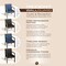 Regency Regent WallGuard Guest & Reception Waiting Room Wood Side Chair - Neo Walnut / Black Vinyl 9875NWBK - alternate 2