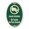 Signmission Private Driveway. No Trucks No Turnaround, 12 Inch X 18 Inch Designer, Heavy Gauge Aluminum A-OV-G-1218-9779 - alternate 1