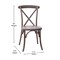 Flash Furniture Advantage Dark Driftwood X-Back Chair X-BACK-BURDRIFT - alternate 2