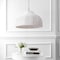 Jonathan Y Eliza 20 in. 1-Light Coastal Bohemian Woven Rattan and Iron LED Pendant, White/Brass Gold JYL1133B - alternate 2