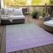 Homeroots 8' X 10' Artichoke Green And Lavender Ombre Washable Indoor Outdoor Area Rug 588975 - alternate 2