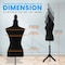 Serenelife Female Torso Mannequin Display SLMAQTPBK55 - alternate 2