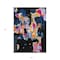 Homeroots 5' X 8' Black Blue And Pink Abstract Washable Indoor Outdoor Area Rug 599539 - alternate 2