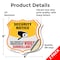 Signmission Security Notice Shield Sign This Propert, 6 inch X 6 inch, Vinyl Decal, 2PK SHI-D-2PACK-6-462 - alternate 2