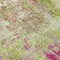 Homeroots 8' Lime Green Ivory And Pink Round Abstract Washable Indoor Outdoor Area Rug 596874 - alternate 2