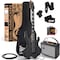Pyle Heavy Metal EG Fire Electric Guitar Axe w/ Amplifier Kit, Full Size Instrument w/ Practice Amp & PMGTRKT101 - alternate 1
