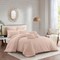 Homeroots Blush Twin Polyester 220 Thread Count Washable Duvet Cover Set 529039 - alternate 2