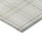 Homeroots 5' X 8' Ivory Beige And Brown Plaid Washable Indoor Outdoor Area Rug 597112 - alternate 3