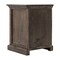 Homeroots Black Wash Nightstand With Shelves 397623 - alternate 2