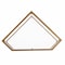 Homeroots 42" Clear and Gold Glass Writing Desk 402041 - alternate 3