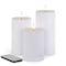 Gerson White No Scent LED Flameless Flickering Candle, 3PK 46062 - alternate 2
