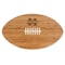 Picnic Time Family Of Brands NCAA Mississippi State Bulldogs Kickoff Football Cheese Board - Novelty Charcuterie Board 908-00-505-383-0 - alternate 1