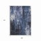Homeroots 9' X 12' Blue And Ivory Abstract Washable Indoor Outdoor Area Rug 617654 - alternate 2