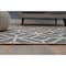 World Rug Gallery Contemporary Geometric Indoor/Outdoor Area Rug 2 ft x 3 ft Blue 411BLUE2X3 - alternate 1