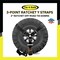 Tie 4 Safe 2'' 3 Point Ratcheting Spare Tire Tie Down Y Strap w/ Black Twisted Snap Hook RT53-04-9-MH01B-BLK-C-1 - alternate 1